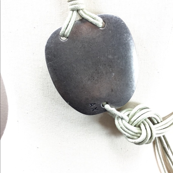 AX Armani Exchange belt rope cream/gold tint - Picture 5 of 5